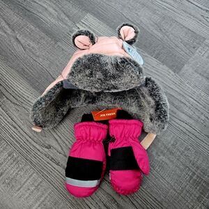 Kids Winter Hat & Mitts SET